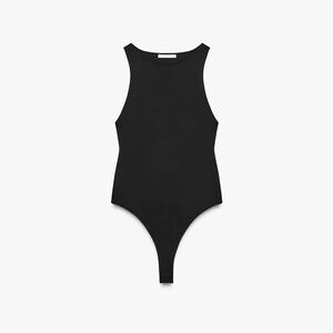 Zara Black High neck Bodysuit